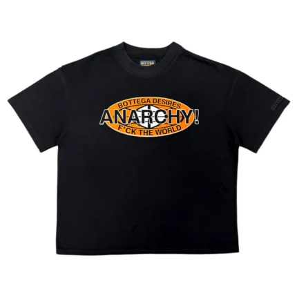 Bottega Desires ANARCHY T-SHIRT - BLACK